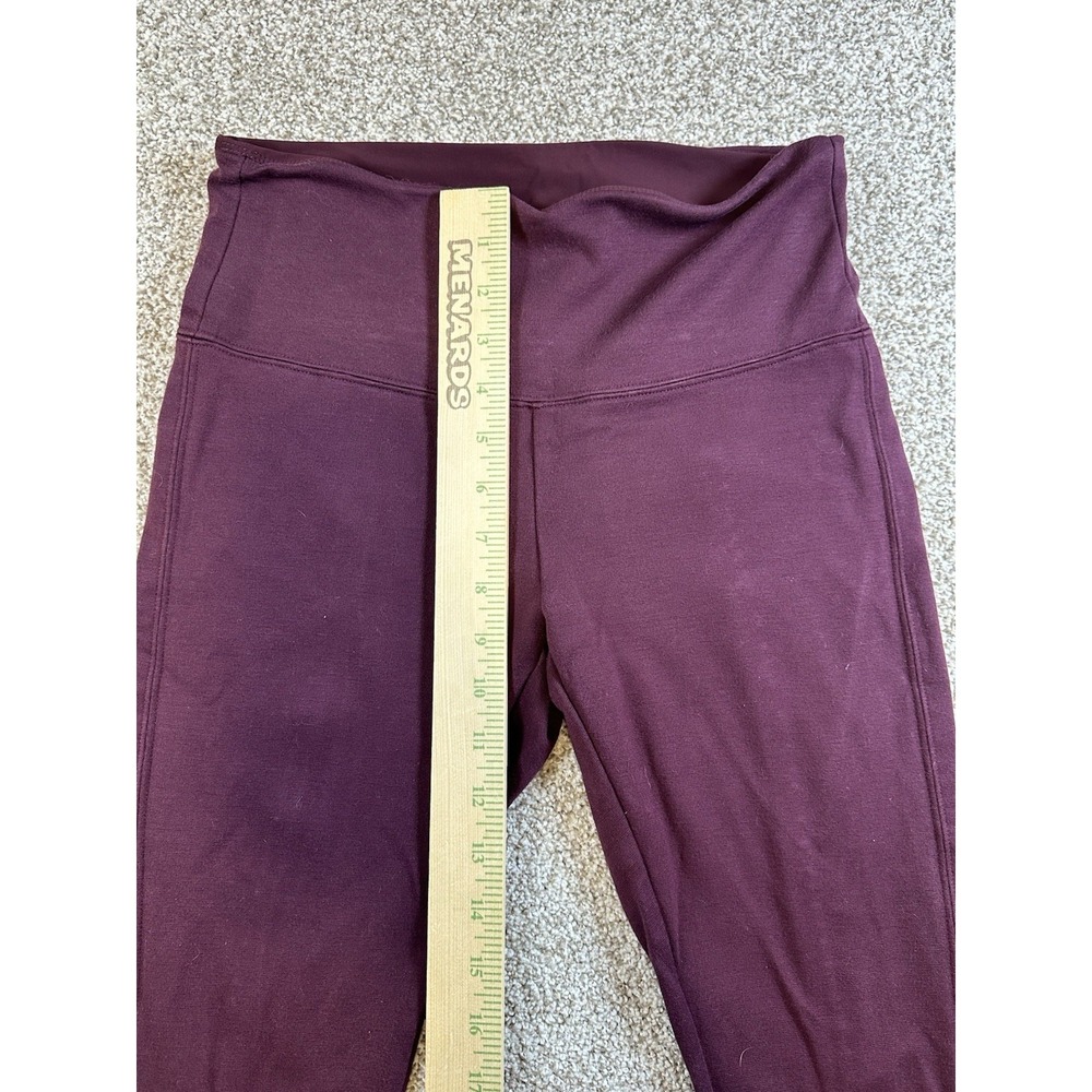 White House Black Market Burgundy Leggings Size Small - Picture 5 of 9